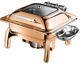 方形液压缓冲餐炉